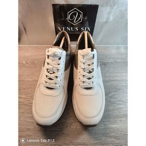 MICHAEL Michael Kors Women's Allie Trainer Extreme Sneakers - Cream/PaleGold 11M